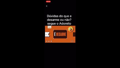 O que é desarme ????