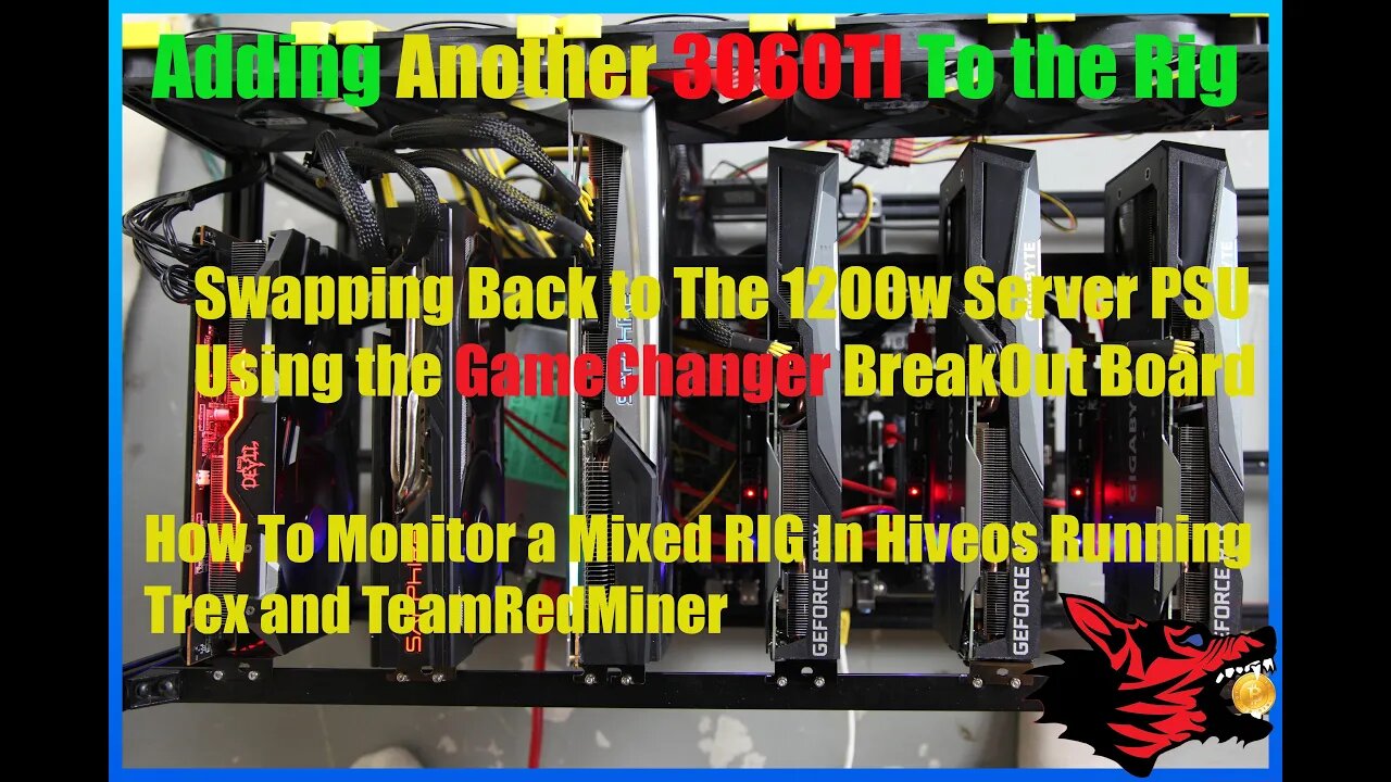 Another 3060ti Added / Moving My Cards Again / How To Monitor 2 Miners On 1 Rig In HiveOS