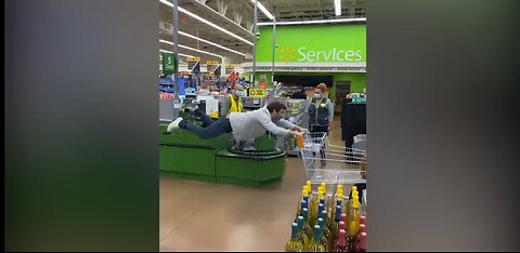 Store Prank He floats