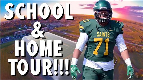 COLLEGE & HOME TOUR!!! *GAME WEEK*