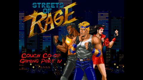 Couch co-op gaming Streets of Rage finale
