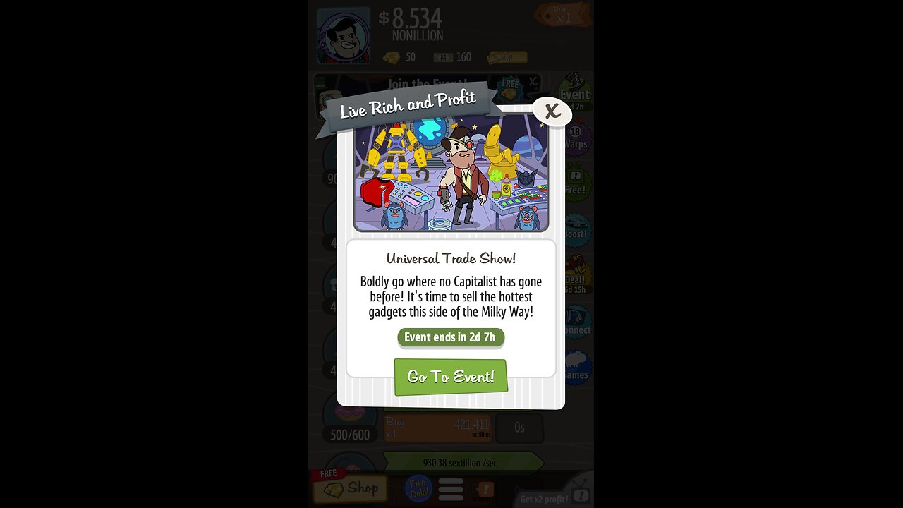 Adventure Capitalist - Live Rich and Profit - June 18 - 20, 2024