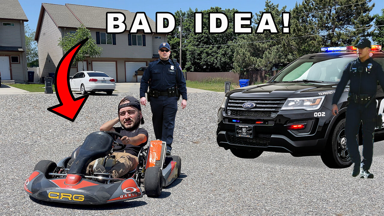 I Bought a New Shifter Kart! Already CHASED by Cops | Pit bike Adventures