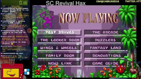 Testing hacking my own ROMs into Sega Channel Revival