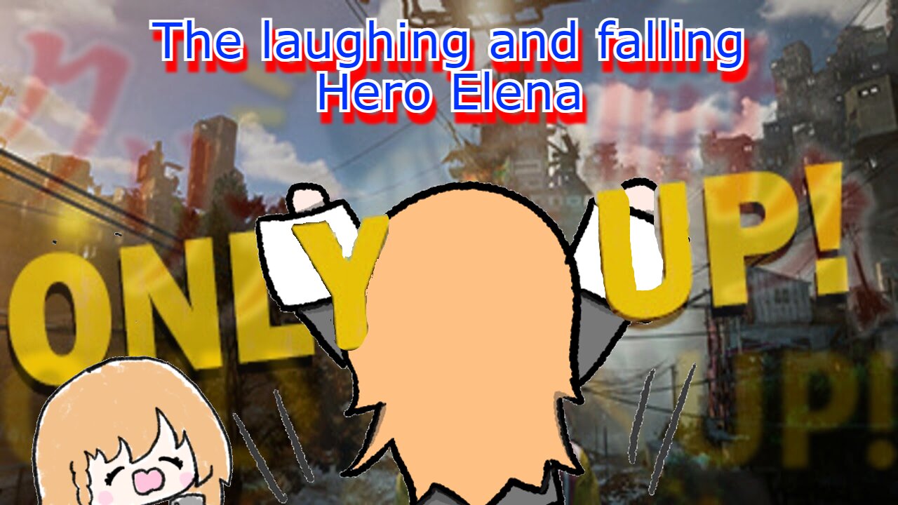 the laughing falling vtuber Elena Yunagi - only up