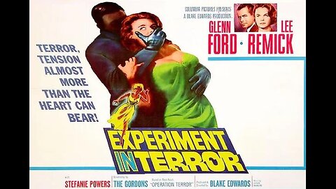 EXPERIMENT IN TERROR 1962 Lady Bank Clerk is Extorted by a Stalker to Rob Her Bank FULL MOVIE in HD