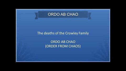 ORDO AB CHAO (Gray Stage #232)