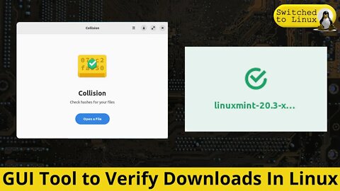 A GUI Tool to Verify Downloads in Linux
