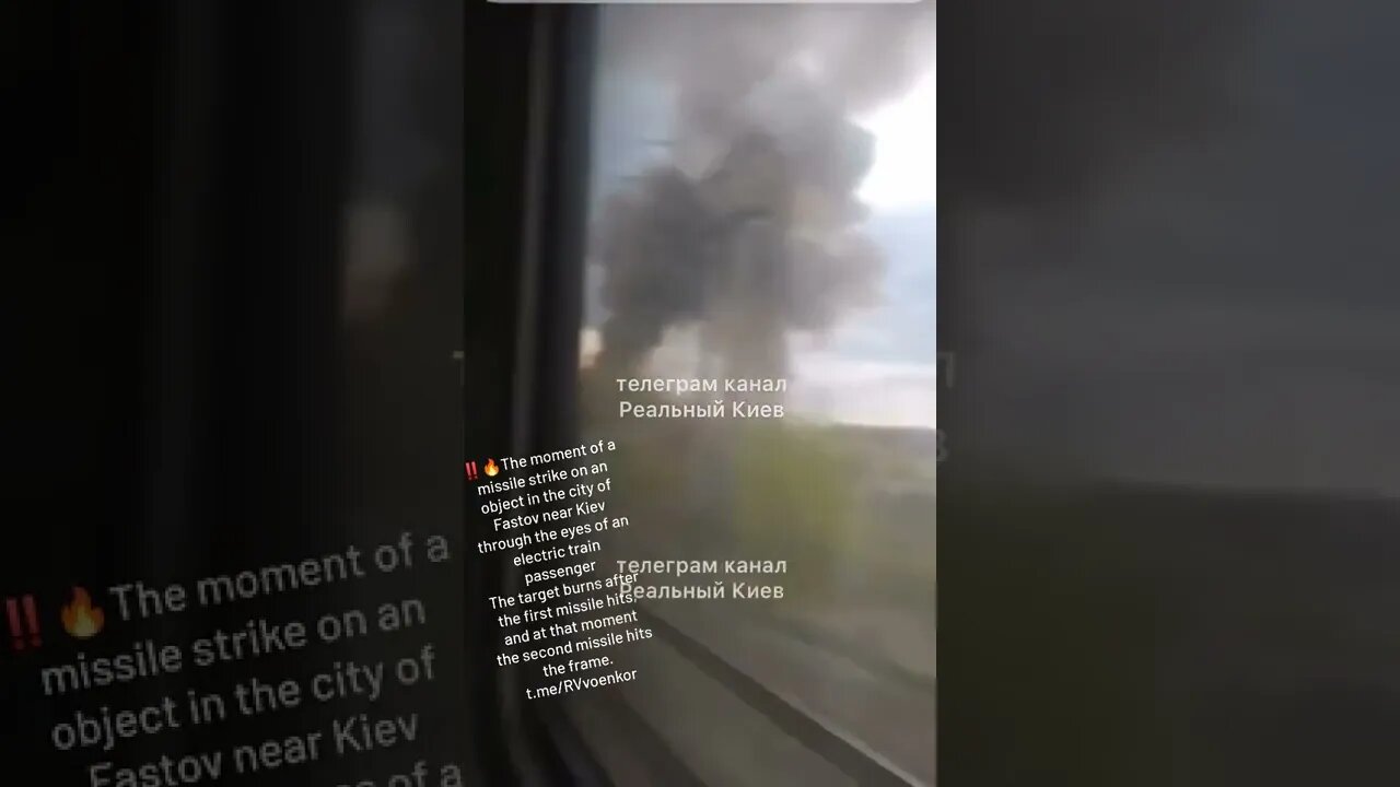 Powerful Explosions: Russian Missile Strikes Destroys Ukranainan Military Infrastructure Near Kiev