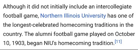 Homecoming Origins...