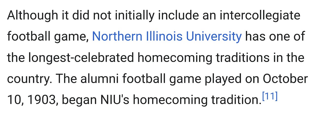 Homecoming Origins...