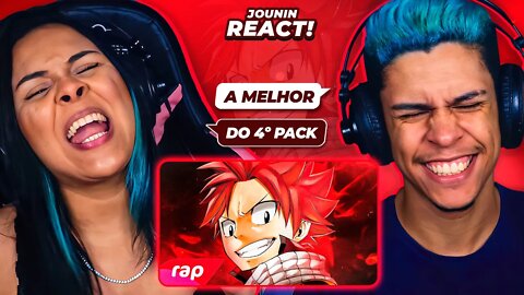 Rap do Natsu (Fairy Tail) - COMO SE EU FOSSE UM DRAGÃO | NERD HITS | [React Rap Nerd] 🔥