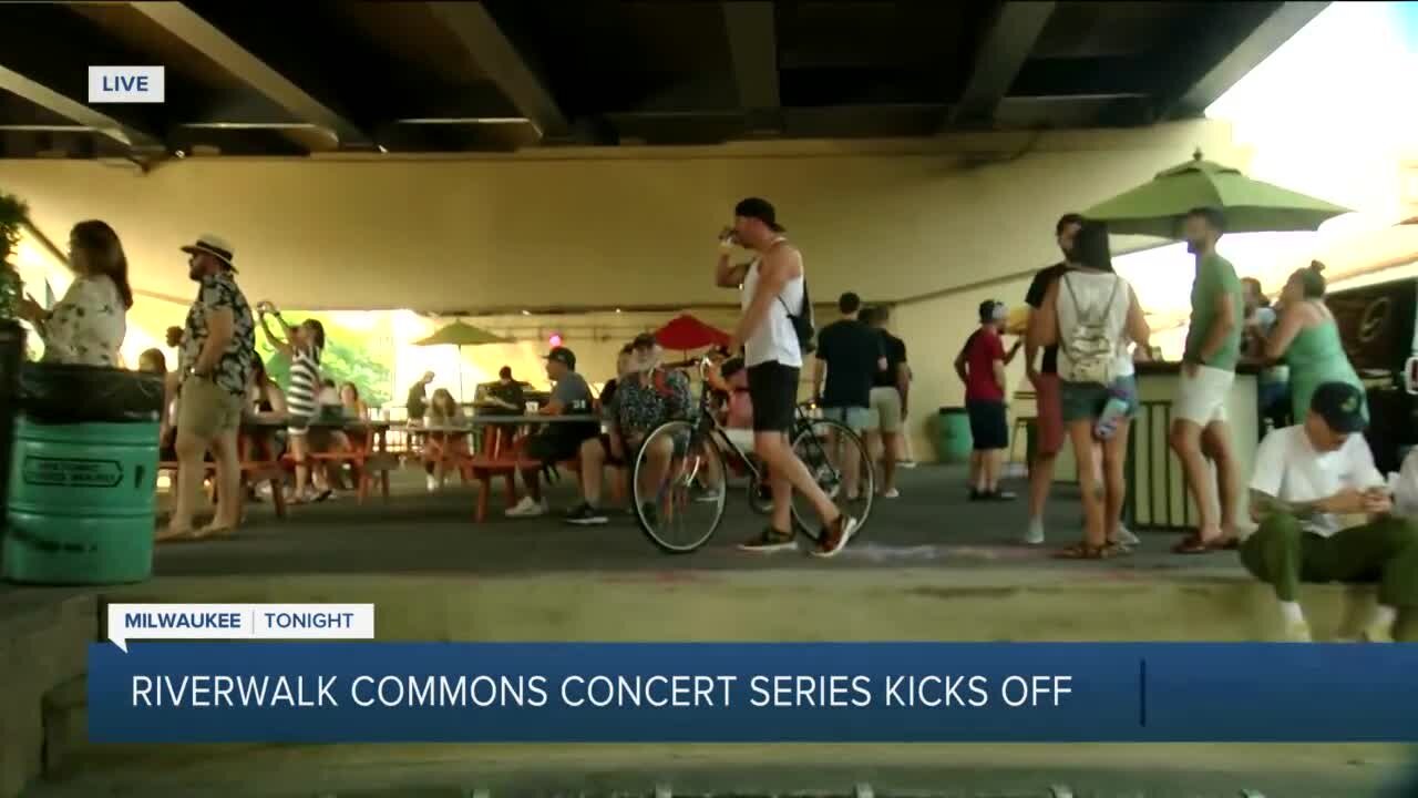 Opening night of Riverwalk Commons concert series underway