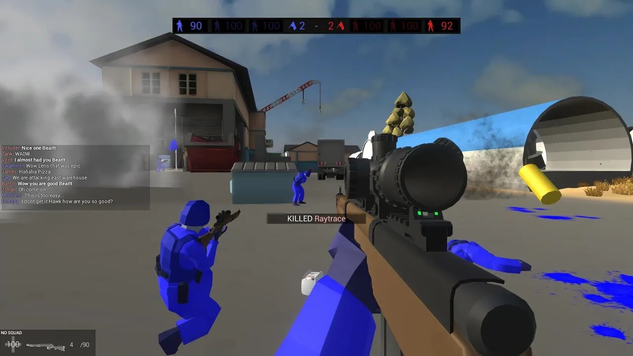 Ravenfield Scrapyard Map Mod with Marksman Rifles Only