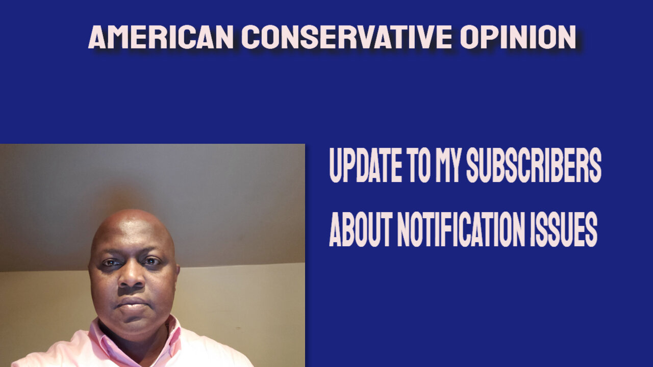 Update to my subscribers about notification issues.