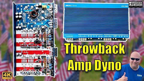 American Flag on Circuit Board? 1997 Soundstream USA 364 Amplifier