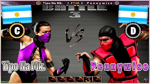 Ultimate Mortal Kombat 3 (Tipo Na Mk. Vs. P e n n y w i s e) [Argentina Vs. Argentina]