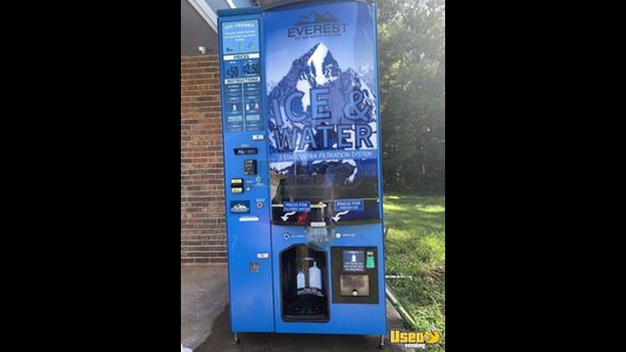 2022 Everest Ice VX3 Bagged Ice and Filtered Water Vending Machine for Sale in Georgia