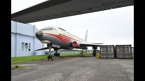 From the Kbely Aviation Museum in Prague: Mil Mi-1 "Hare" and Tupolev Tu-104 "Camel"