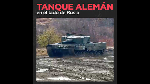 Ejército ruso comienza a utilizar un tanque alemán Leopard 2A4 capturado