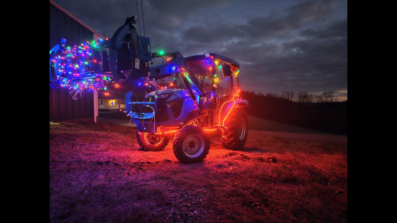 Deck Out Your Tractor With Christmas Lights For $170!