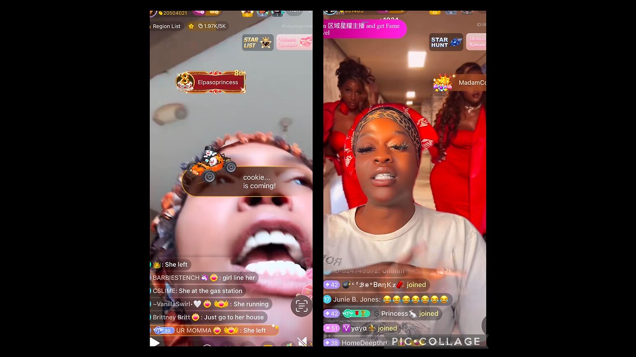 SAVANNA VS MADAM LO & THEIR HAIR STYLIST! BIGO LIVE