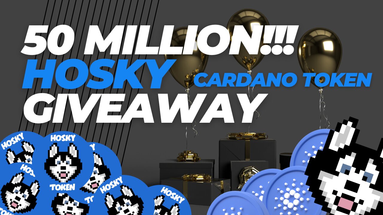 🥳MEGA 50 Million Hosky Giveaway Winners 🙌 (Cardano ADA Tokens)