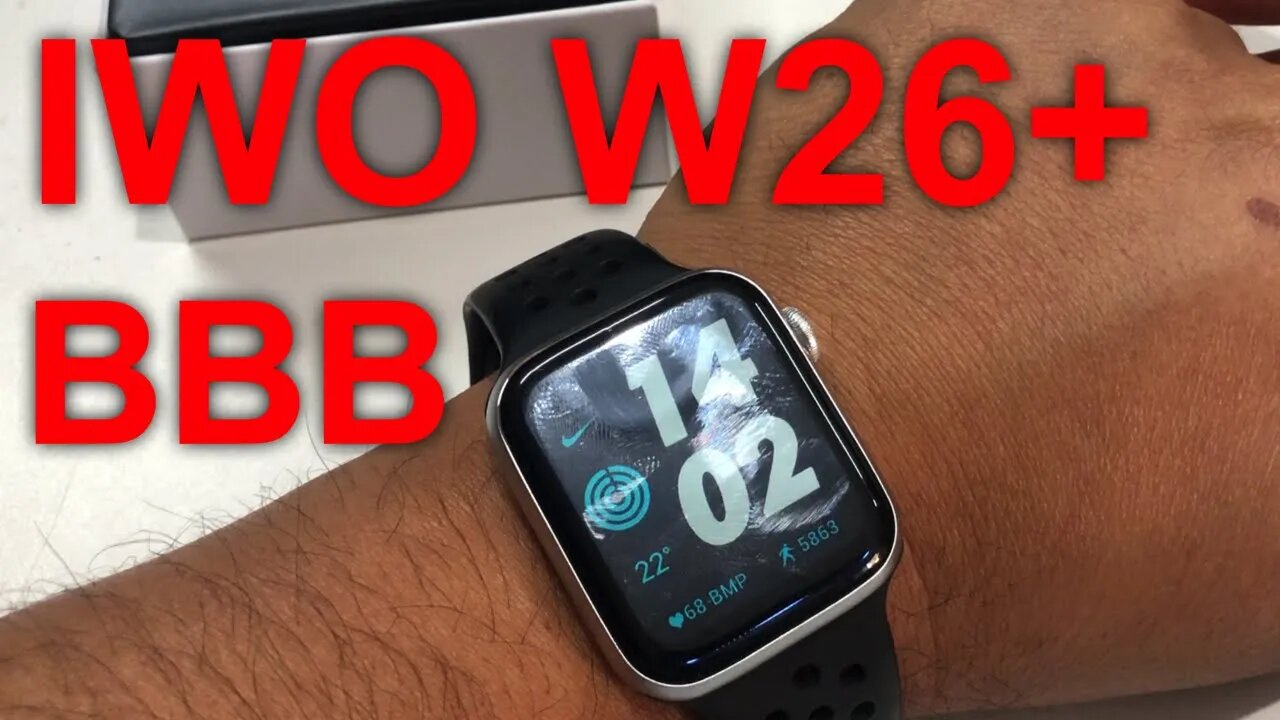 Smart Watch IWO W26+ MTK 2502D Umbox primeiras impressões