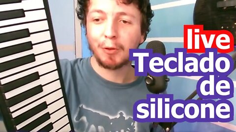 Live sobre o TECLADO DOBRÁVEL MIDI usb