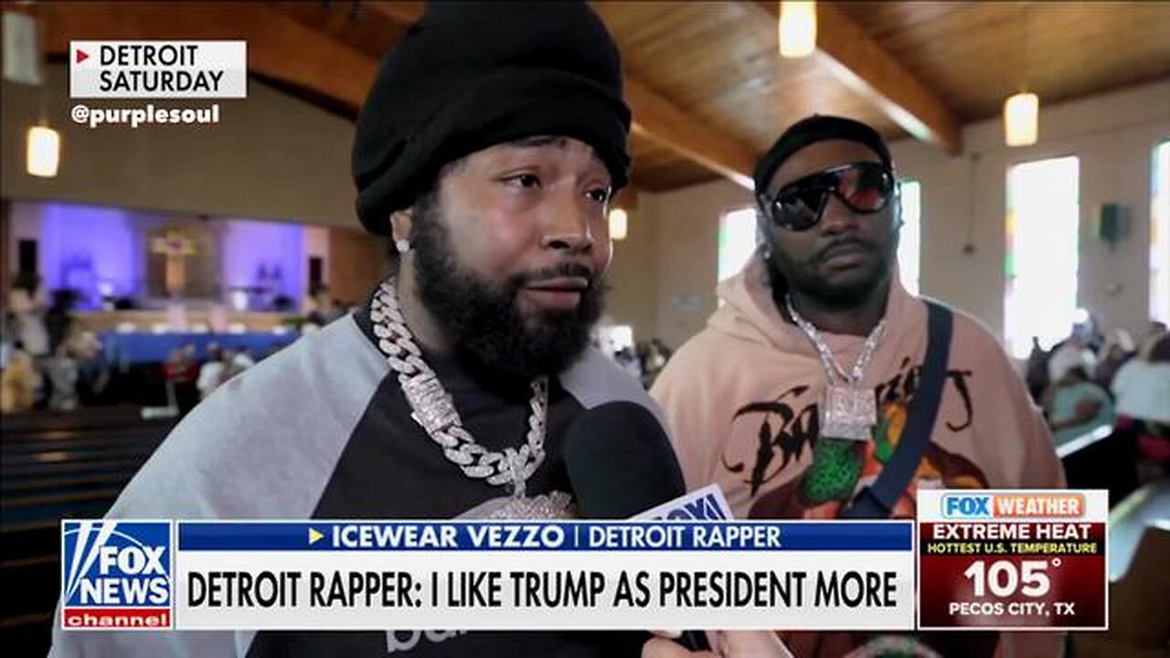 ICEWEAR VEZZO: I like Trump as president more.