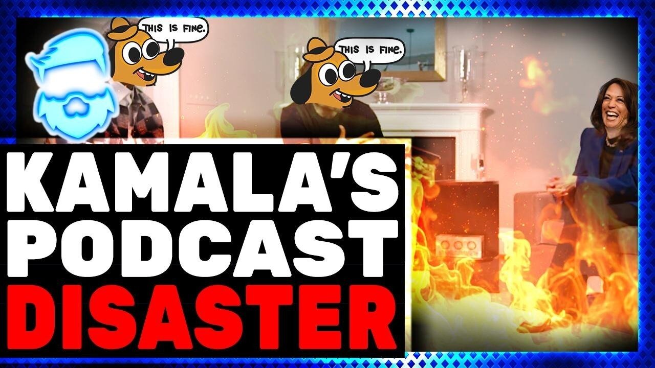 Kamala Harris Just Had Podcast DISASTER! Hosts GET TORCHED, Flops & Massive Dislikes! All The Smoke