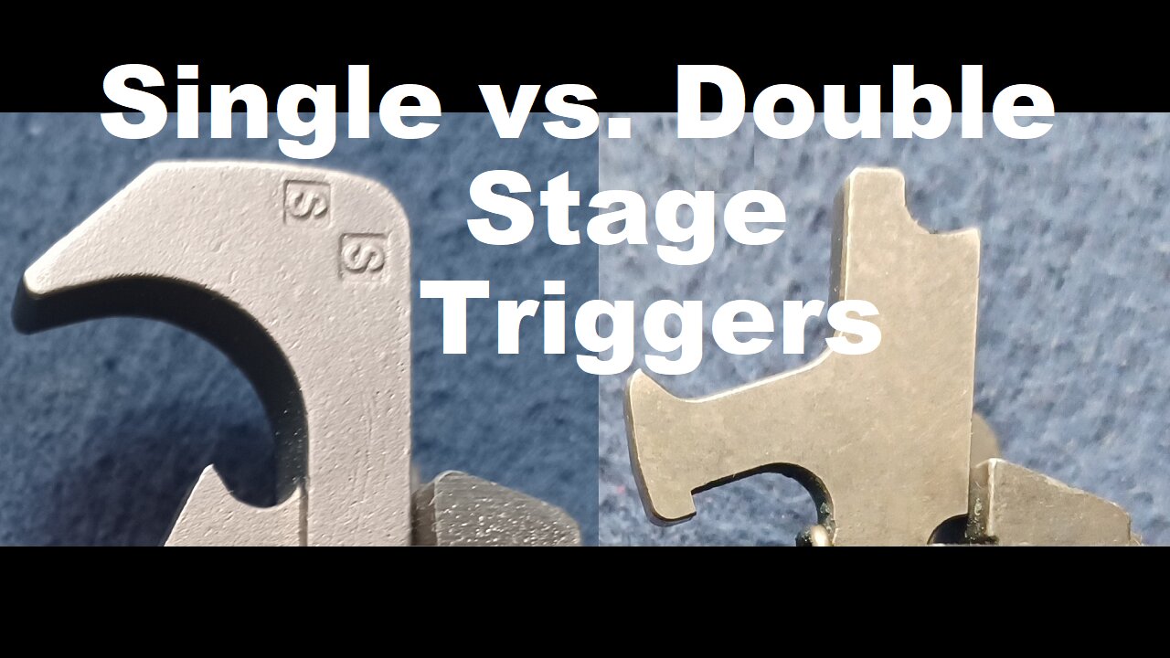 AR-15 Single Stage Trigger vs Two Stage Trigger, dry fire observations