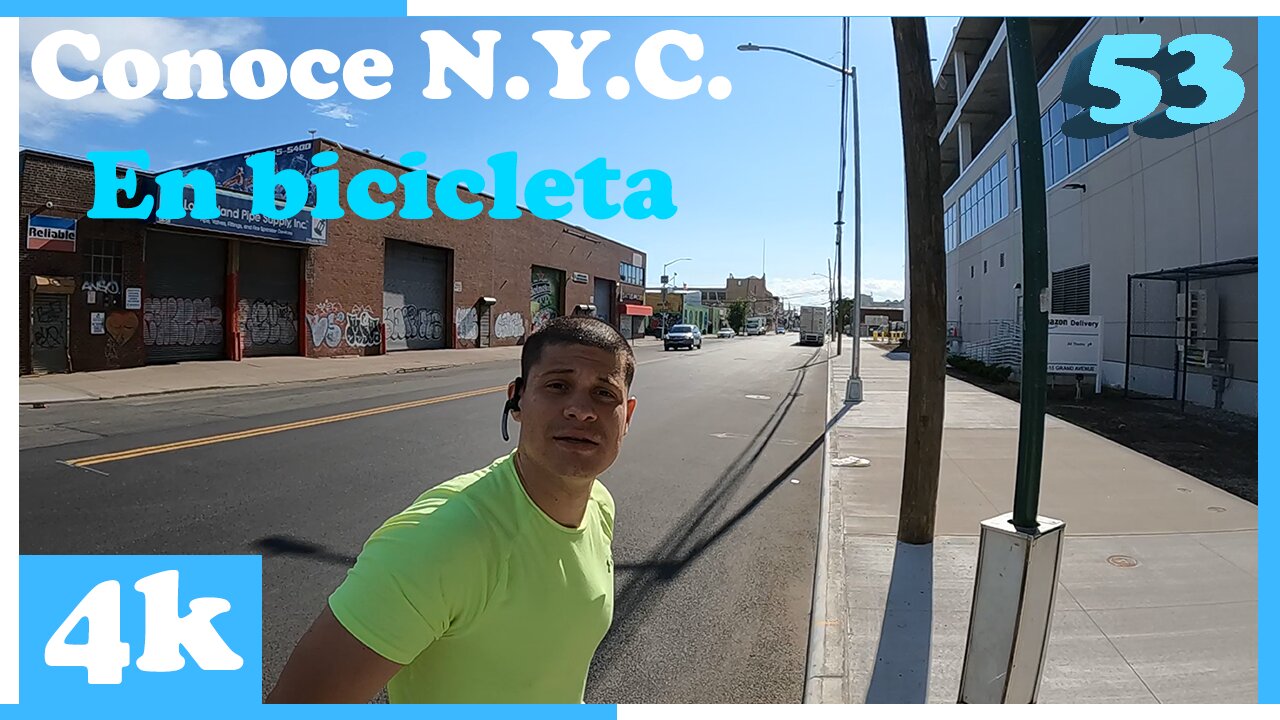 Conoce un poco de Queens Y Brooklyn NY en bicicleta en 4K PART 53