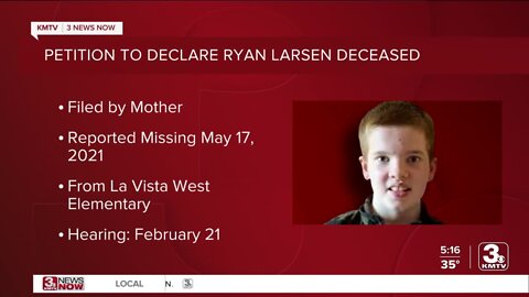 Ryan Larsen's mother files petition for him to be declared dead