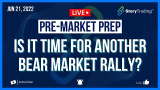 6/21/22 PreMarket Prep: Is it Time for Another Bear Market Rally?