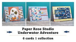 Paper Rose Studio | Underwater Adventure | 6 cards 1 collection