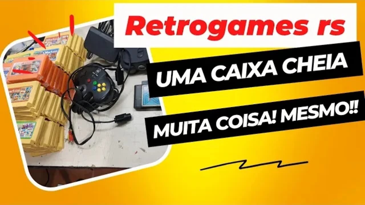 CHEGOU UMA CAIXA RECHEADA DE JOGOS!!!