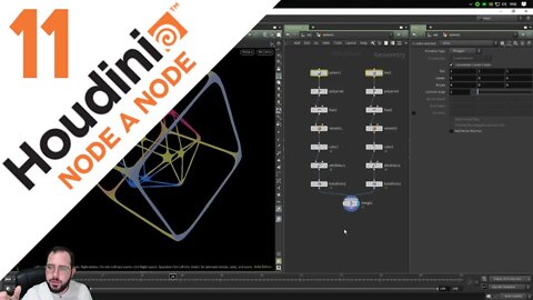 HOUDINI NODE A NODE - AULA 11: FUSE/POLYWIRE - Tutorial Houdini em Português