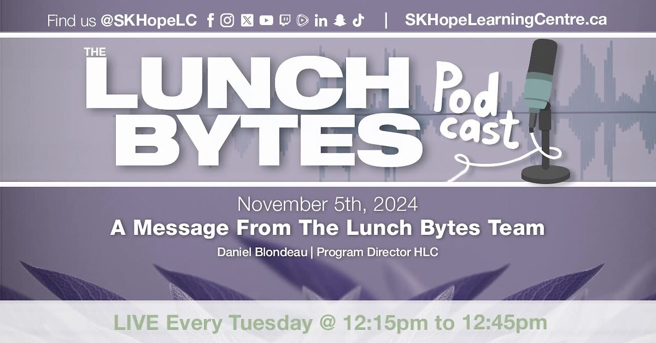 LB | Nov 5/24 | A Message From The Lunch Bytes Team