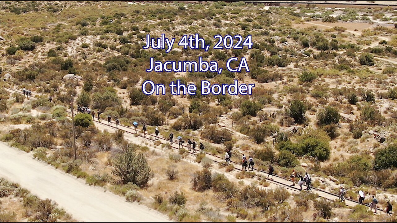 Drone Video: July 4th Caravan Crosses Border Illegally Near Jacumba, CA - From Spain & Columbia