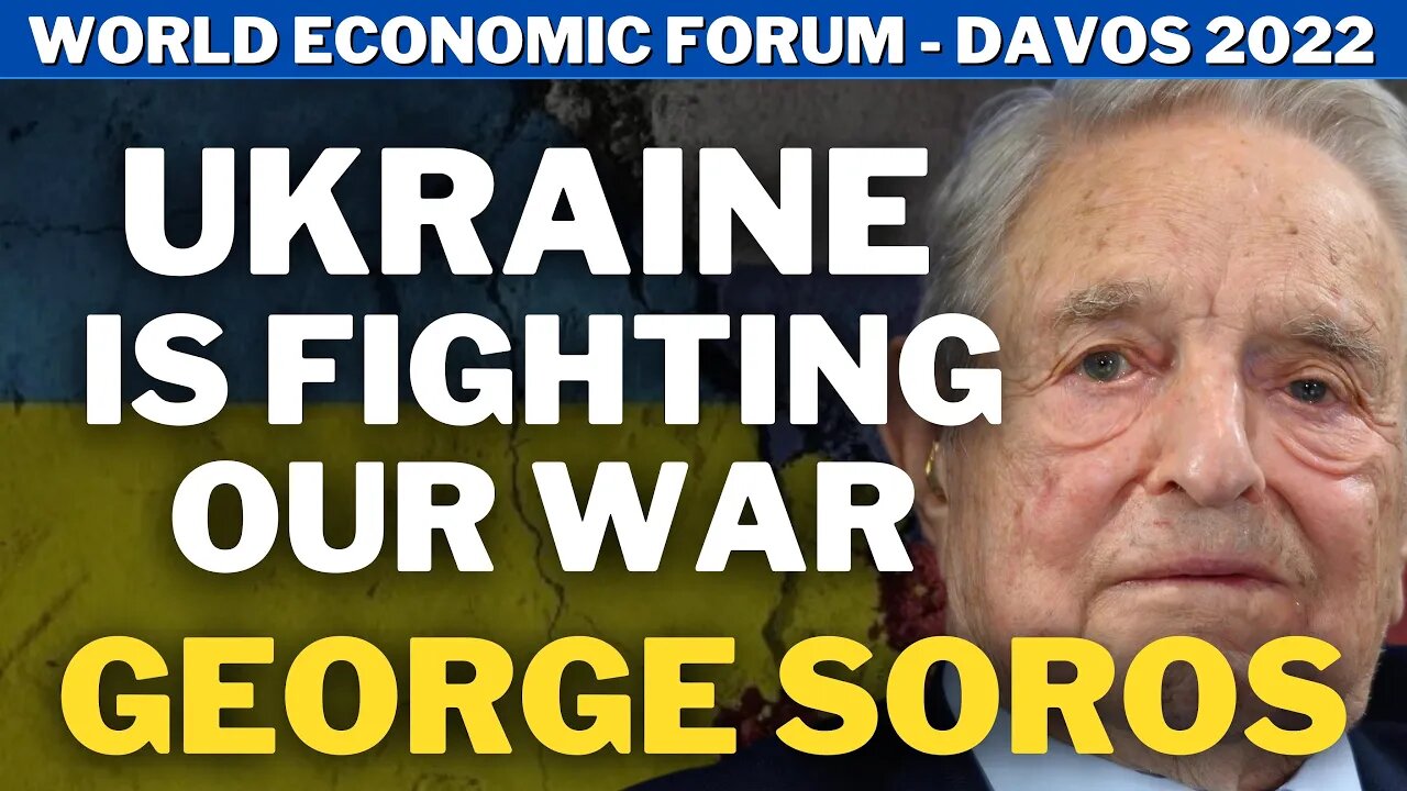 Ukraine Is Fighting Our War | George Soros