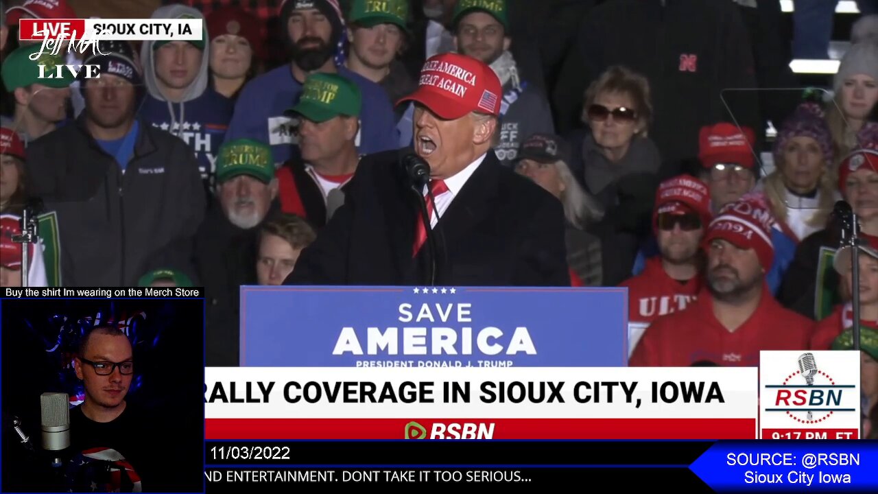 LIVE NOW: President Trump Save America Rally in Sioux City Iowa