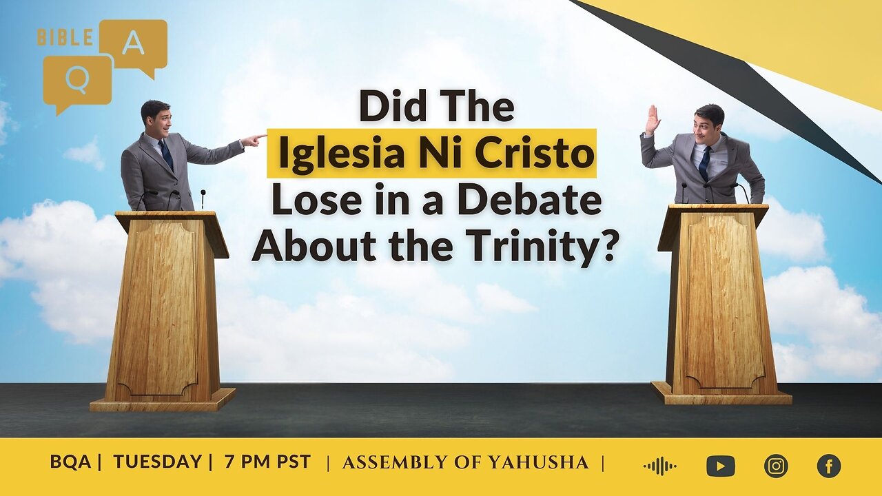 BQA 152 - Did the Iglesia Ni Cristo Lose in a Debate About the Trinity? #biblestudy #inc #debate