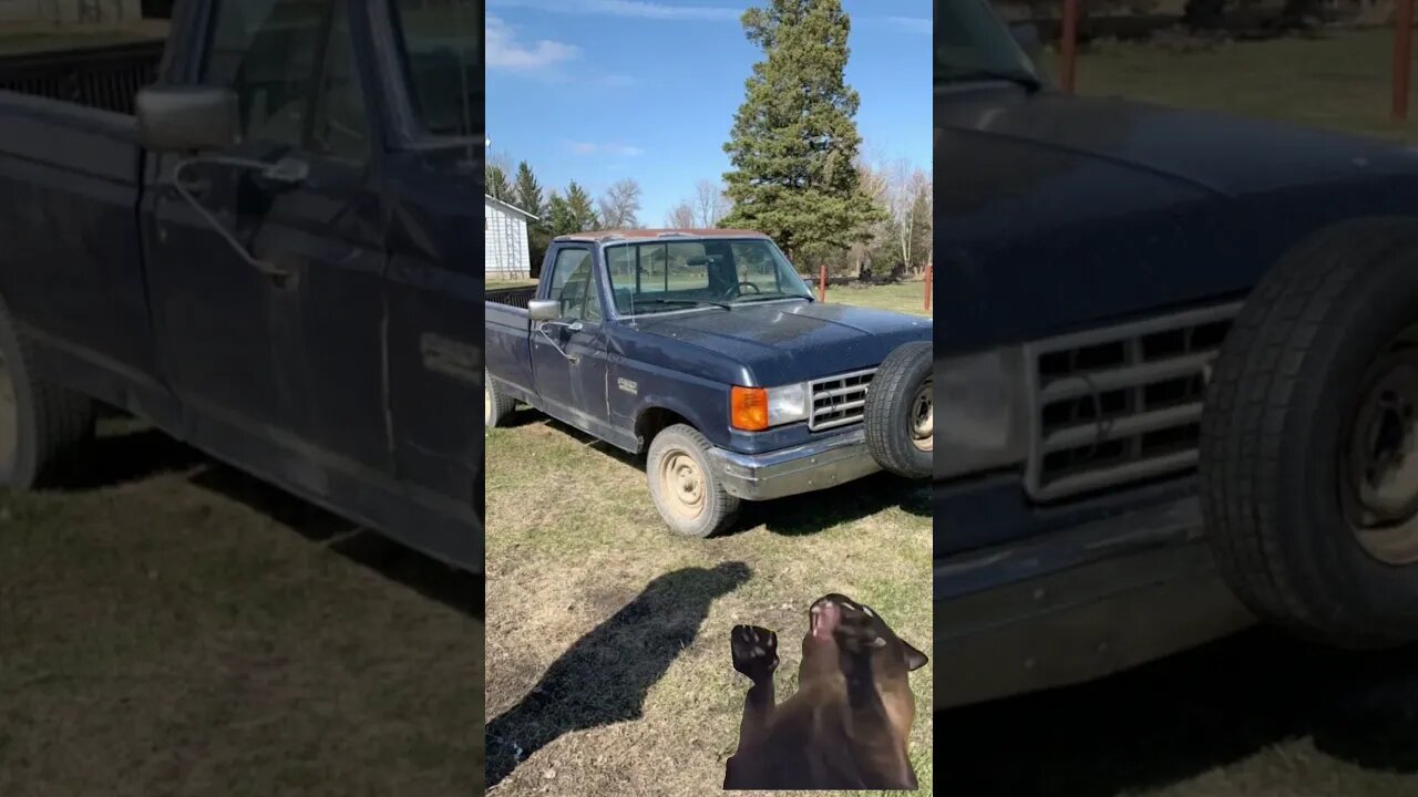 my truck screaming for it's life when i go down the highway at 3000 rpm cause no overdrive #shorts