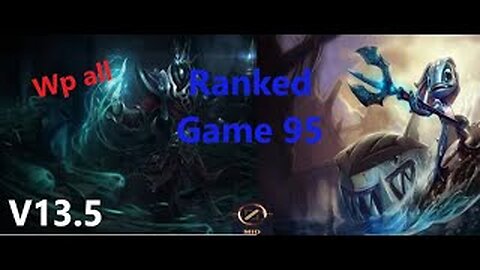 Ranked Game 95 Karthus Vs Fizz Mid League Of Legends V13.5