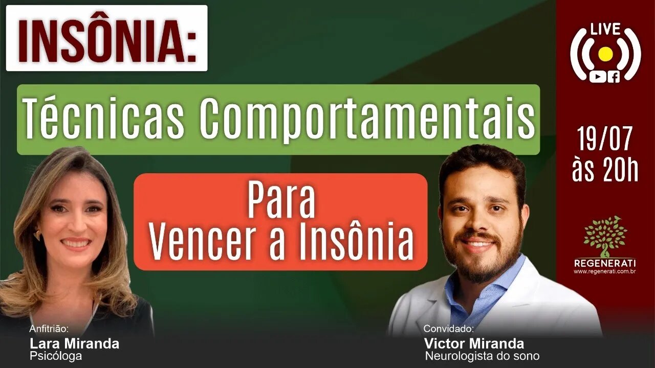 Insônia: Técnicas Comportamentais para vencer a Insônia