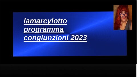 informazioni PROGRAMMA CONGIUNZIONI 2023