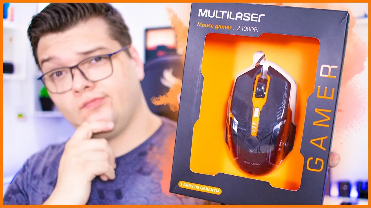 Mouse MULTILASER GAMER com 3 ANOS DE GARANTIA! MO270 🔥