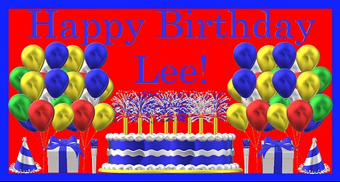 Happy Birthday 3D - Happy Birthday Lee - Happy Birthday To You - Happy Birthday Song