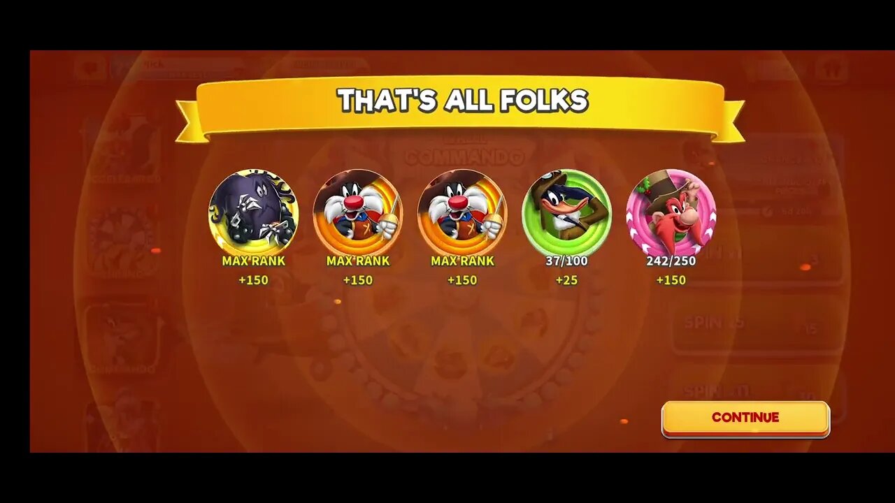Commando Wheel 6 x Spins - Looney Tunes World of Mayhem